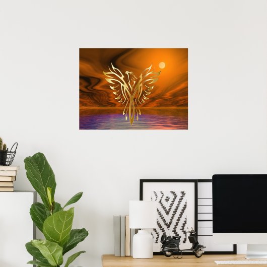 Phoenix Rising Poster (Thuiskantoor)