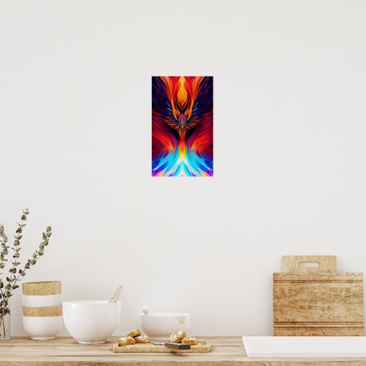 Phoenix Rising Poster (Keuken)