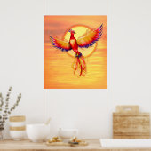 Phoenix Rising Poster (Keuken)