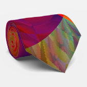 Phoenix Rising red moderne abstracte kunst Stropdas (Opgerold)