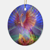 Phoenix Rising Round Ornament (Links)