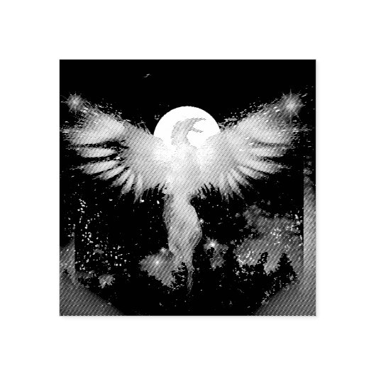 Phoenix Rising Rubber Stamp Rubberstempel (Afrduk)