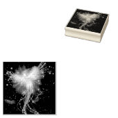 Phoenix Rising Rubberstempel (Gestempeld)