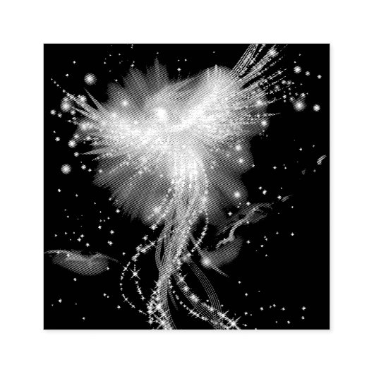 Phoenix Rising Rubberstempel (Afrduk)