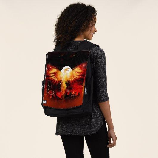 Phoenix Rising Rugtassen (Gedragen)