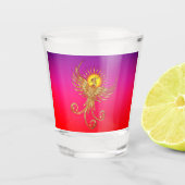 Phoenix Rising Shot Glas (Voorkant)