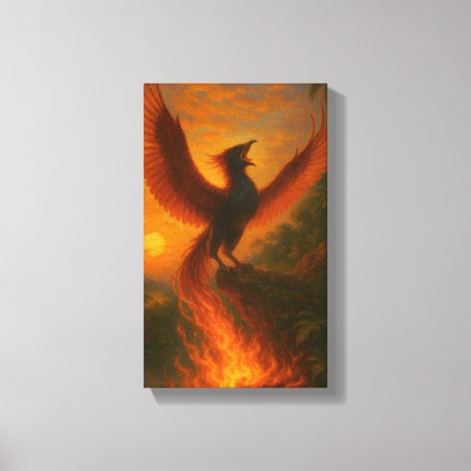 Phoenix Rising — Signature Acryl | Orrin Studios Canvas Afdruk (Voorkant)