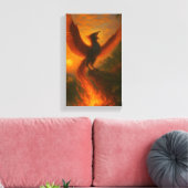 Phoenix Rising — Signature Acryl | Orrin Studios Canvas Afdruk (Insitu (Woonkamer))
