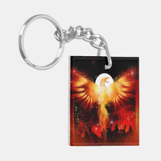 Phoenix Rising Sleutelhanger (Voorkant Links)