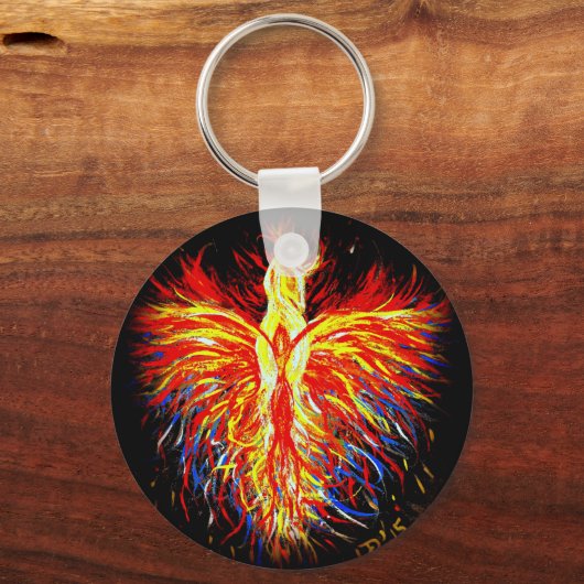 Phoenix Rising Sleutelhanger (Voorkant)