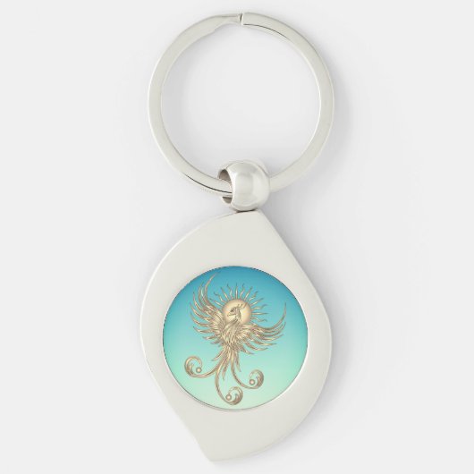 Phoenix Rising Sleutelhanger (Voorkant)