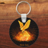 Phoenix Rising Sleutelhanger (Voorkant)