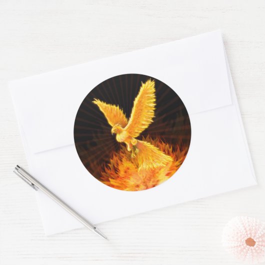 Phoenix Rising - Sticker (Envelop)