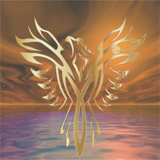 Phoenix Rising Sticker (Voorkant)