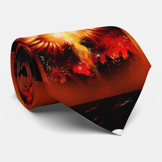 Phoenix Rising Stropdas (Opgerold)