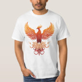 Phoenix Rising – Symbool van kracht en vernieuwing T-shirt (Voorkant)