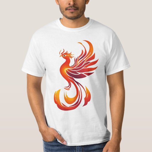 Phoenix Rising – Symbool van kracht en vernieuwing T-shirt (Voorkant)