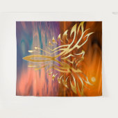 Phoenix Rising Tapestry Wandkleed (Voorkant (horizontaal))