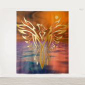 Phoenix Rising Tapestry Wandkleed (Voorkant)