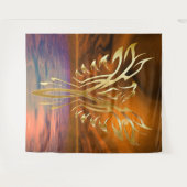 Phoenix Rising Tapijt Wandkleed (Voorkant (horizontaal))