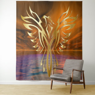Phoenix Rising Tapijt Wandkleed