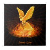 Phoenix Rising Tegeltje (Voorkant)