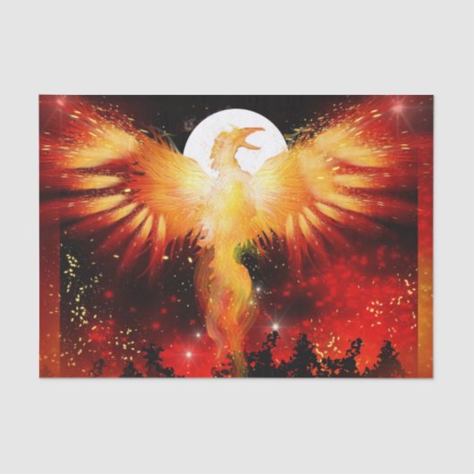 Phoenix Rising Tissue Paper Tissuepapier (Voorkant)