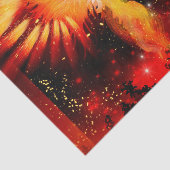 Phoenix Rising Tissue Paper Tissuepapier (Detail)