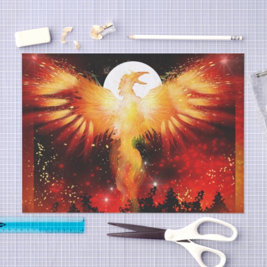 Phoenix Rising Tissue Paper Tissuepapier (Craft)
