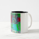 Phoenix Rising Tweekleurige Koffiemok (Voorkant rechts)