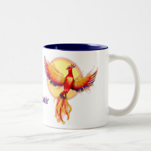 Phoenix Rising Tweekleurige Koffiemok