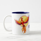 Phoenix Rising Tweekleurige Koffiemok (Links)