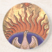 Phoenix Rising van de Ashes Zandsteen Onderzetter (Voorkant)