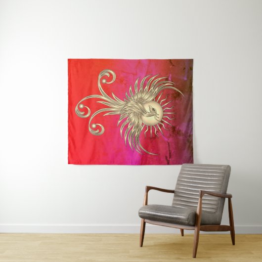 Phoenix Rising Wandkleed (In Situ (horizontaal))