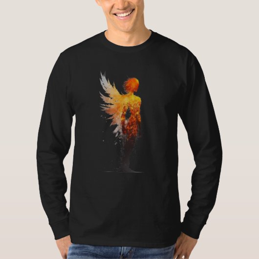 Phoenix Rising Wings Resurrection Rebirth New Begi T-shirt (Voorkant)