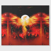 Phoenix Rising Wrapping Paper Cadeaupapier (Vlak)