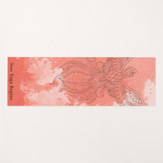 Phoenix Rising Yogamat (Voorkant (horizontaal))