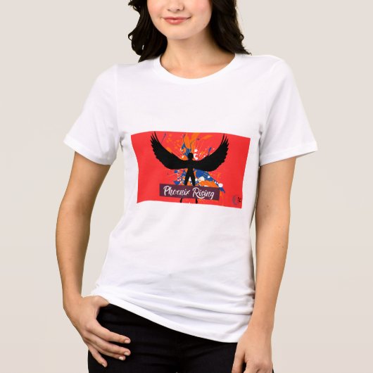 Phoenix Rising Zelfvertrouwen Archetype T-Shirt (Voorkant)