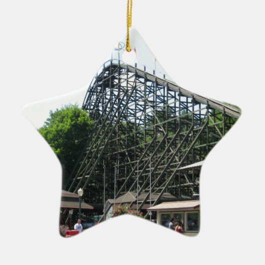 Phoenix Roller Onderzetter bij Knoebels Keramisch Ornament (Voorkant)
