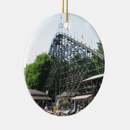 Phoenix Roller Onderzetter bij Knoebels Keramisch Ornament (Rechts)