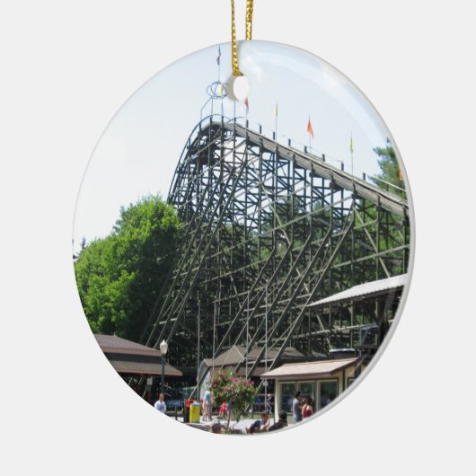 Phoenix Roller Onderzetter bij Knoebels Keramisch Ornament (Links)