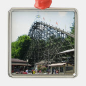Phoenix Roller Onderzetter bij Knoebels Metalen Ornament (Voorkant)