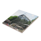 Phoenix Roller Onderzetter bij Knoebels Tegeltje (Zijkant)