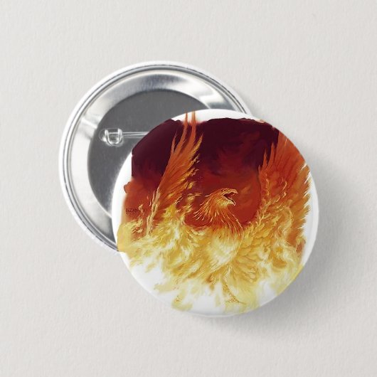 Phoenix Ronde Button 5,7 Cm (Voorkant /achterkant)