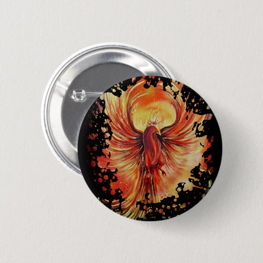 Phoenix Ronde Button 5,7 Cm (Voorkant /achterkant)