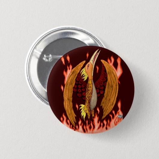Phoenix Ronde Button 5,7 Cm (Voorkant /achterkant)