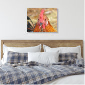 Phoenix Rooster Canvas Afdruk (Insitu (Slaapkamer))