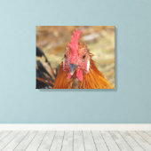 Phoenix Rooster Canvas Afdruk (Insitu (Houten vloer))