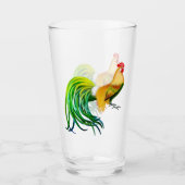 Phoenix Rooster Chicken Glass Tumbler (Voorkant)