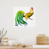 Phoenix Rooster Print (Keuken)